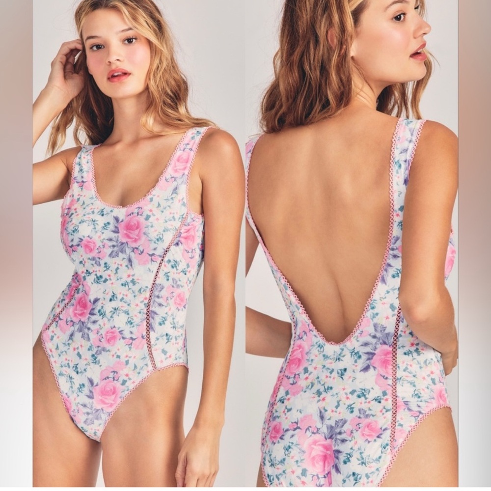 LoveShackFancy Mikkel One-Piece Swimsuit